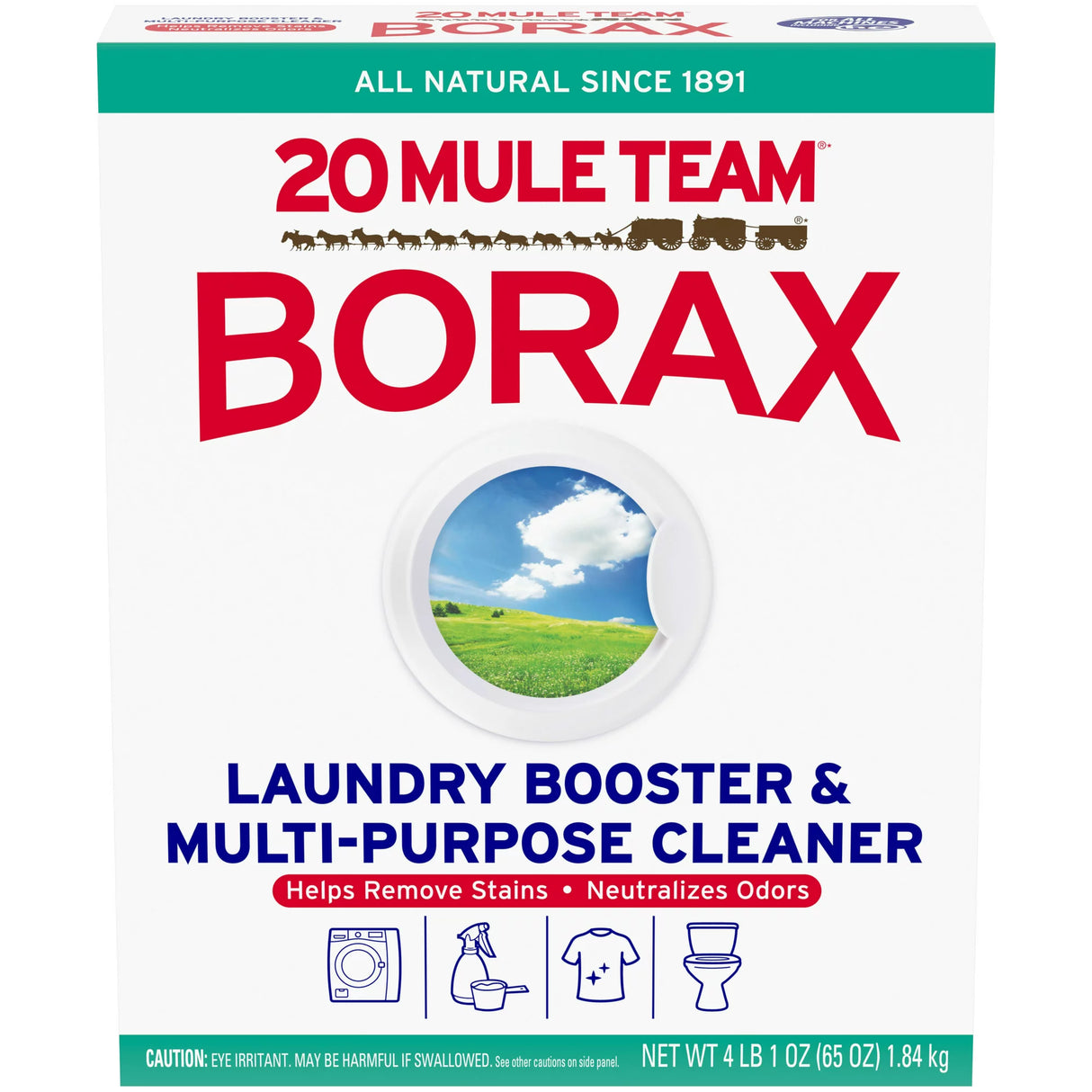 20 Mule Team Borax Detergente Booster 1.84kg