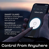 Interruptor de luz Wi-Fi inteligente Geeni TAP, no requiere concentrador, compatible con Alexa, Google Home, requiere Wi-Fi de 2,4 GHz (interruptor de luz inteligente - 4 unidades) - DIGVICE MX