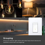 Kasa Smart Dimmer Switch HS220P3, polo único, necesita cable neutro, interruptor de luz Wi-Fi de 2,4 GHz funciona con Alexa y Google Home, certificado UL, no requiere concentrador, paquete de 3 - DIGVICE MX