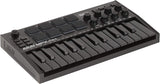 AKAI Professional MPK Mini MK3 - Controlador de teclado MIDI USB de 25 teclas con 8 pads de batería retroiluminados, 8 perillas y software de producción musical incluido (negro)