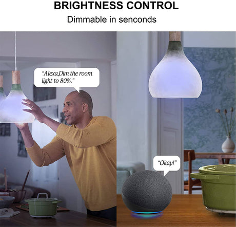 Sengled Bombilla inteligente, bombillas WiFi, bombilla que cambia de color, bombillas inteligentes que funcionan con Alexa y Google Assistant, bombilla A19 RGB Alexa, no requiere concentrador, equivalente a 60 W 800 lm CRI>90, paquete de 2 - DIGVICE MX