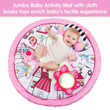 Amagoing Baby Gym Play Mat, Gimnasio de actividades para bebés 4 en 1 con 6 juguetes desmontables y hoyo de pelota para el descubrimiento del desarrollo de habilidades motoras y sensoriales de los niños pequeños, para bebés de 0 a 12 meses - DIGVICE MX