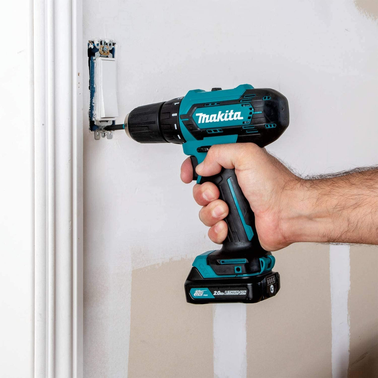 Makita FD09R1 12V max CXT Litio-Ion Inalámbrico 3/8" Driver-Drill Kit (2.0Ah) - DIGVICE MX