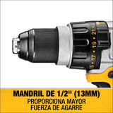 DEWALT 20V MAX* Taladro percutor, 1/2 pulgada, solo herramienta (DCD985B) - DIGVICE MX