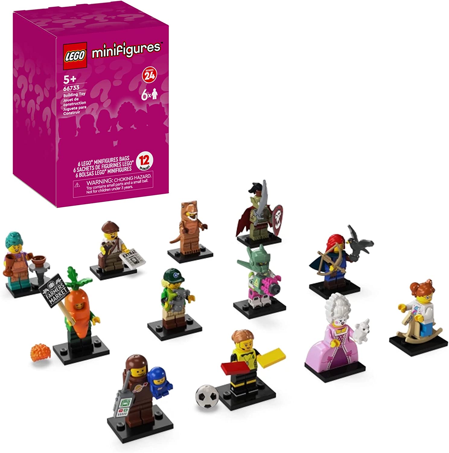 LEGO Minifigures Series 24 6 Pack 66733 Juego de juguetes de