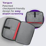 Targus - Classic Commuter Laptop Bag para portátiles de 15,6 pulgadas, diseño TSA Checkpoint-Friendly, maletín para mujeres/hombres, bolsa para ordenador y funda para portátil