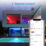 MEROSS Tira de luces LED inteligente que funciona con Apple HomeKit, tira WiFi RGB de 32.8 pies, compatible con Siri, Alexa y Google y SmartThings, control de aplicaciones, diseño de revestimiento protector - DIGVICE MX