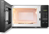 COMFEE' EM720CPL-PMB Horno de microondas para encimera con encendido/apagado de sonido, modo ECO y botones fáciles de un toque, 0.7 pies cúbicos, 700 W, negro - DIGVICE MX