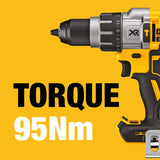 DEWALT 20V MAX XR Taladro percutor, sin escobillas, 3 velocidades, solo herramienta (DCD996B) - DIGVICE MX