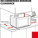 Toshiba EM131A5C-BS - Horno de microondas con sensor inteligente, interior fácil de limpiar, modo ECO y encendido/apagado de sonido, 1.2 pies cúbicos, acero inoxidable negro - DIGVICE MX