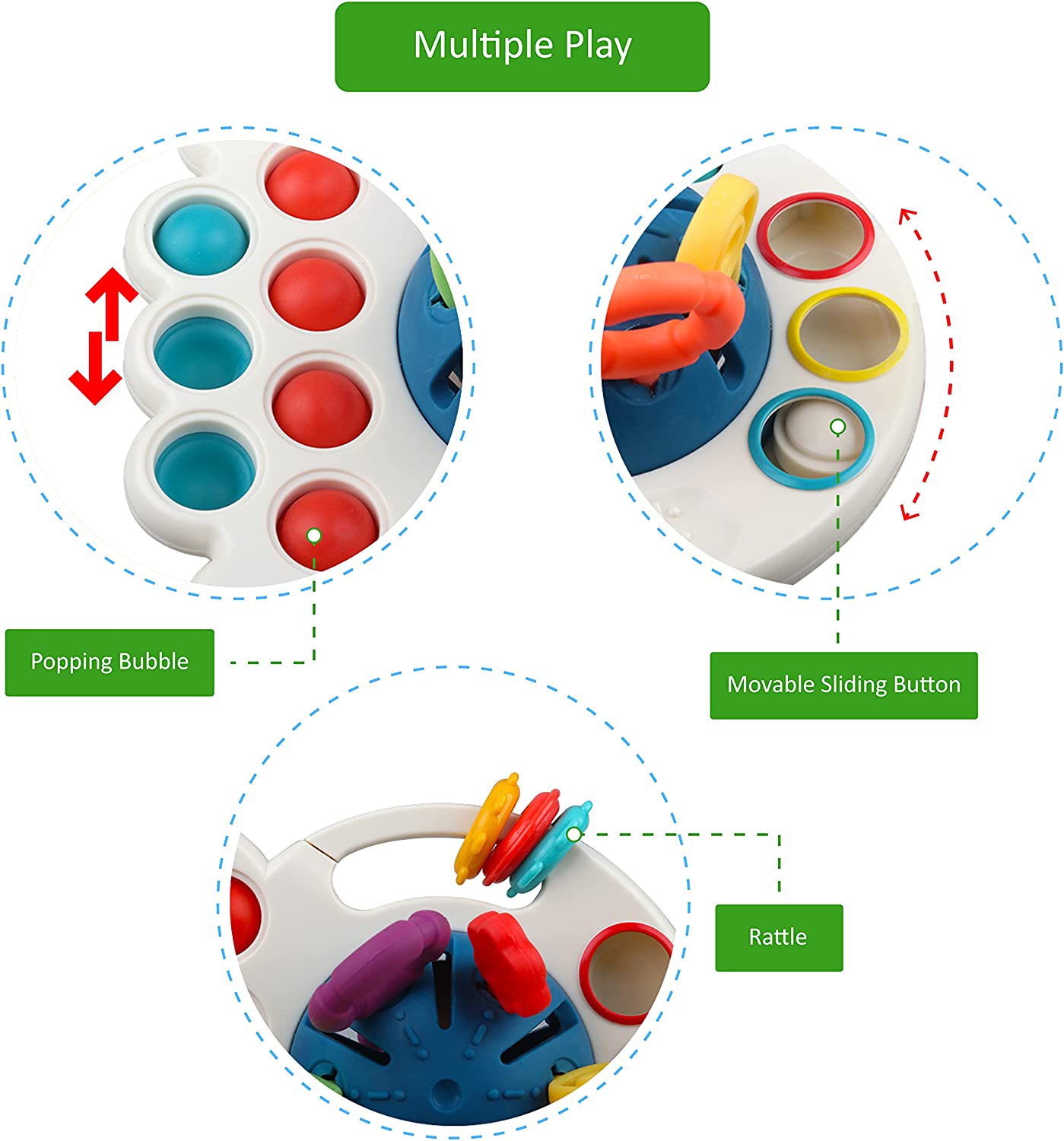 Juguetes sensoriales online montessori