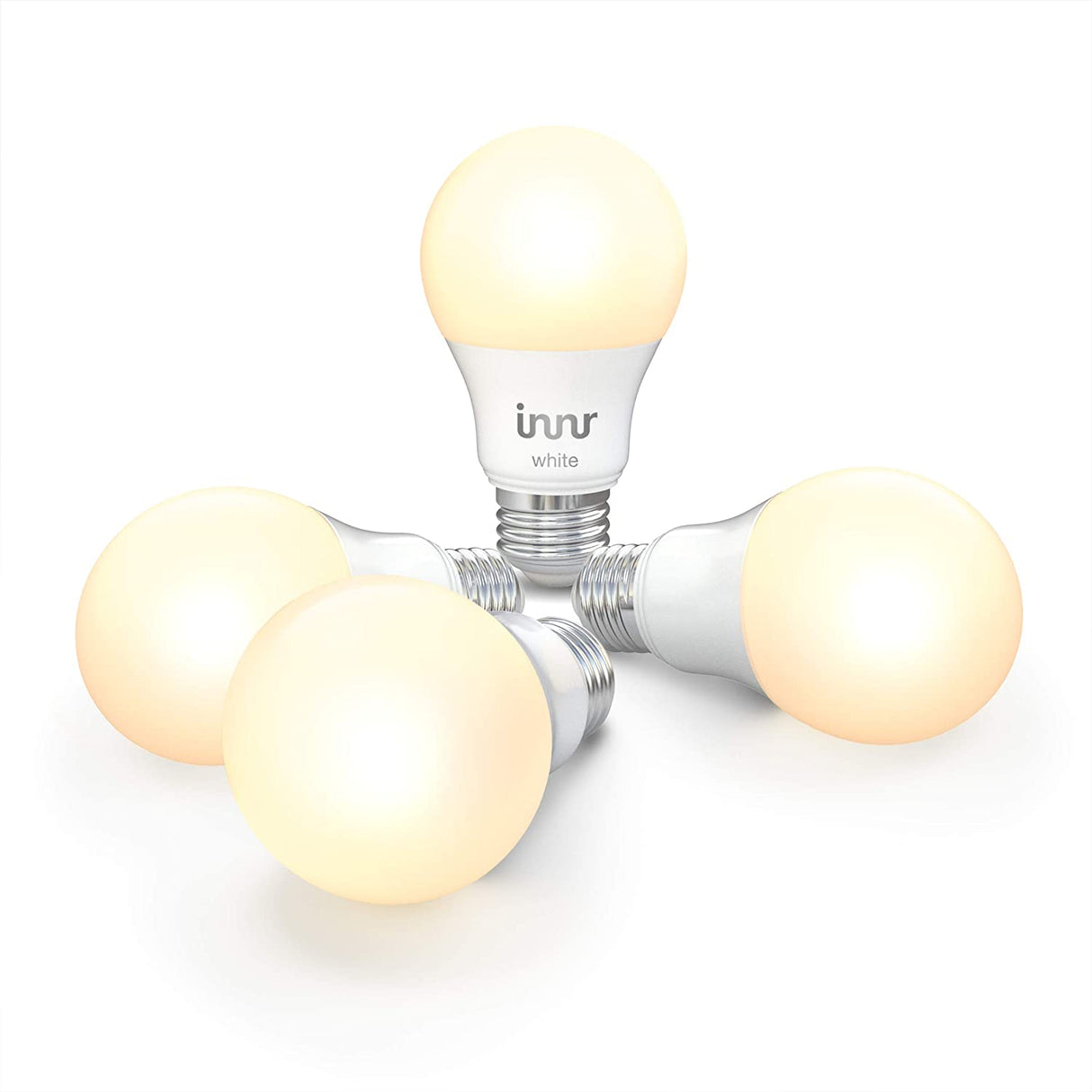 innr Smart Light Bulbs A19 That Work with Philips Hue* Alexa, Hey Google,  SmartThings (Hub Required) & Zigbee, Hue Lights with E26 Base, Color, Smart