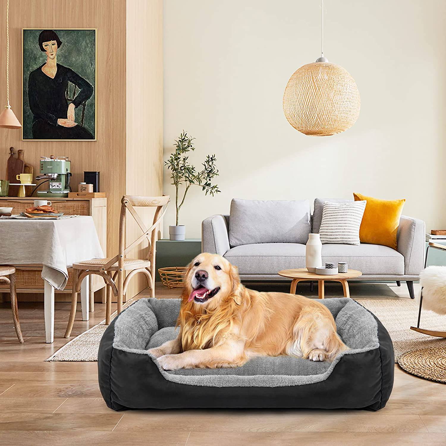 TEODTY Cama para perros grandes colch n de cama para mascotas