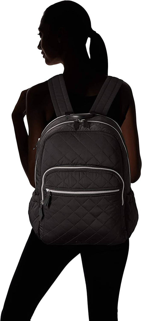 Vera Bradley - Performance Twill Campus Mochila para mujer, negro.