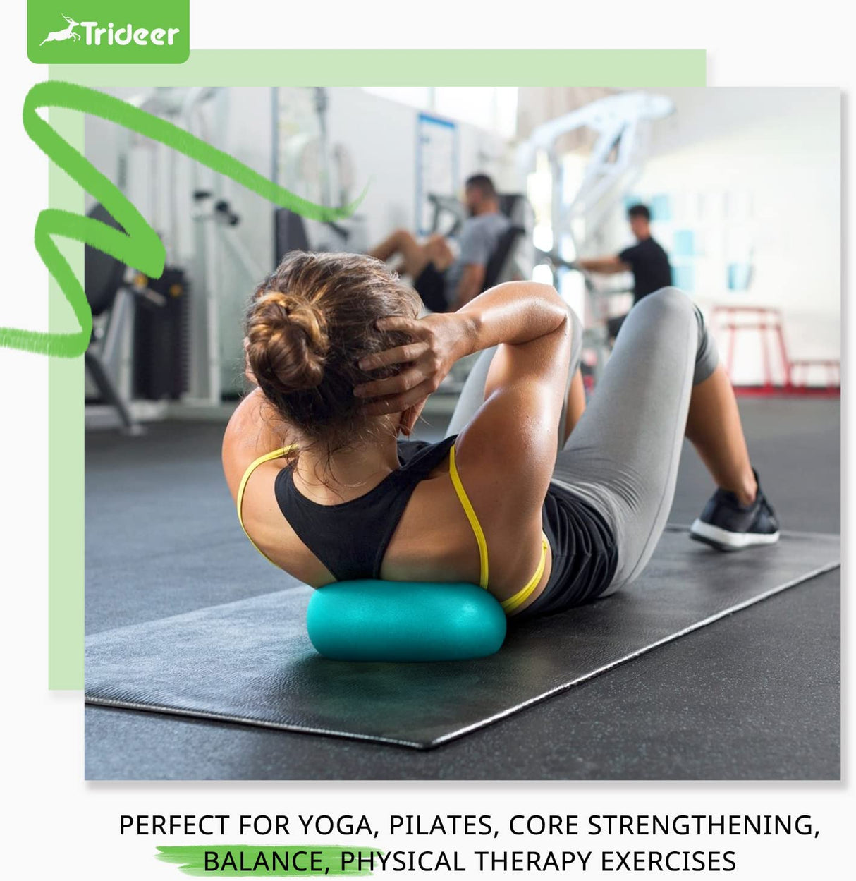 Pelota pequeña de Pilates, para yoga, entrenamiento de ejercicios de  estabilidad, terapia física