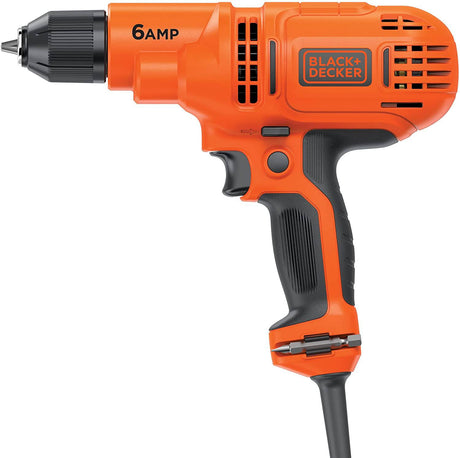 BLACK+DECKER Taladro con cable, 6.0 Amp, 3/8 pulgadas (DR340C) - DIGVICE MX