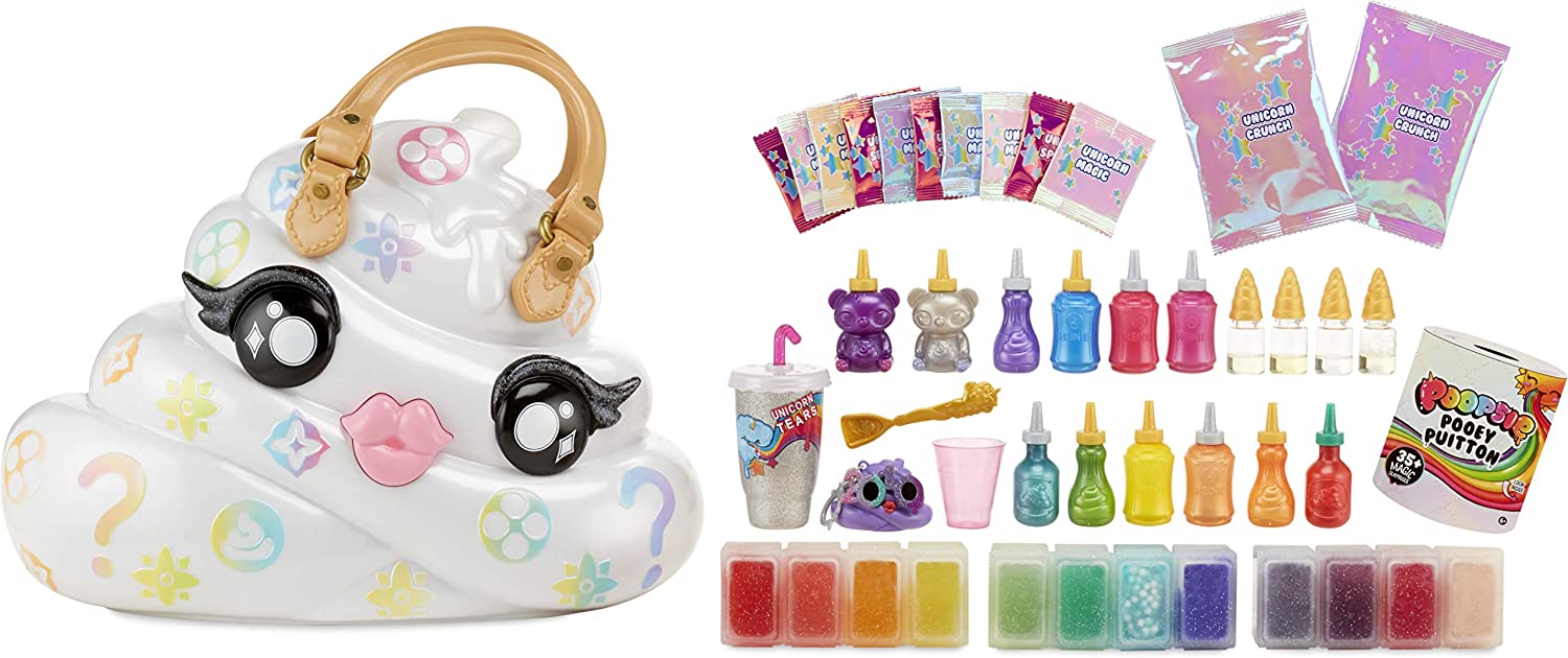 Poopsie Pooey Puitton Slime Surprise Slime Kit y estuche de transporte Digvice