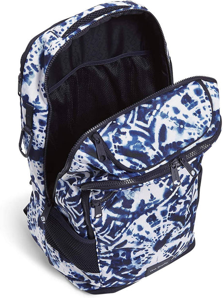 Vera Bradley - Mochila de viaje reactiva reciclada Lighten Up para mujer, Island Tie-dye, talla única