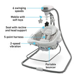 Columpio DuetConnect LX de Graco, Redmond - DIGVICE MX