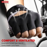 Vinsguir - Guantes de entrenamiento para hombres y mujeres, guantes de levantamiento de pesas sin dedos para ejercicio, guantes de gimnasio ligeros y transpirables