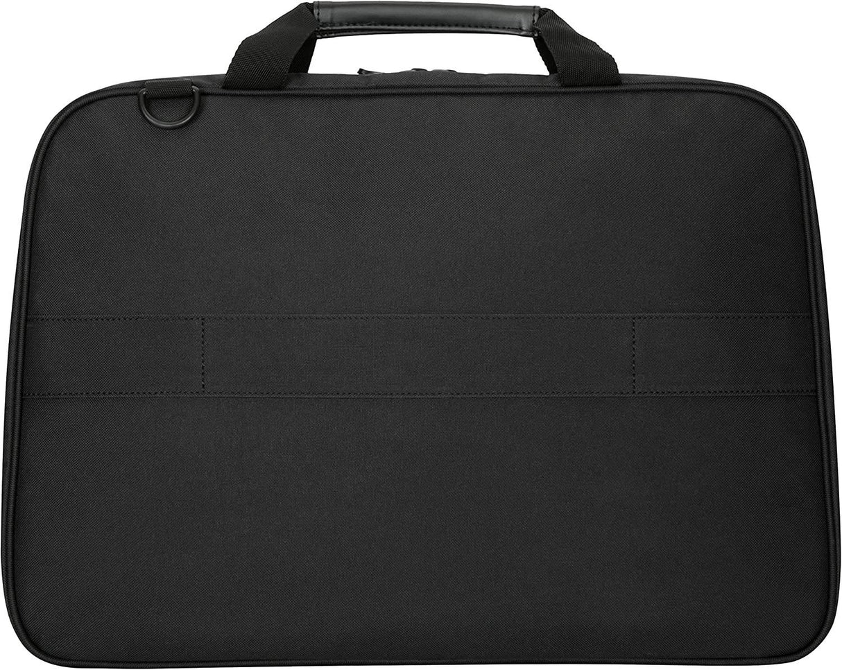 Targus - Classic Commuter Laptop Bag para portátiles de 15,6 pulgadas, diseño TSA Checkpoint-Friendly, maletín para mujeres/hombres, bolsa para ordenador y funda para portátil