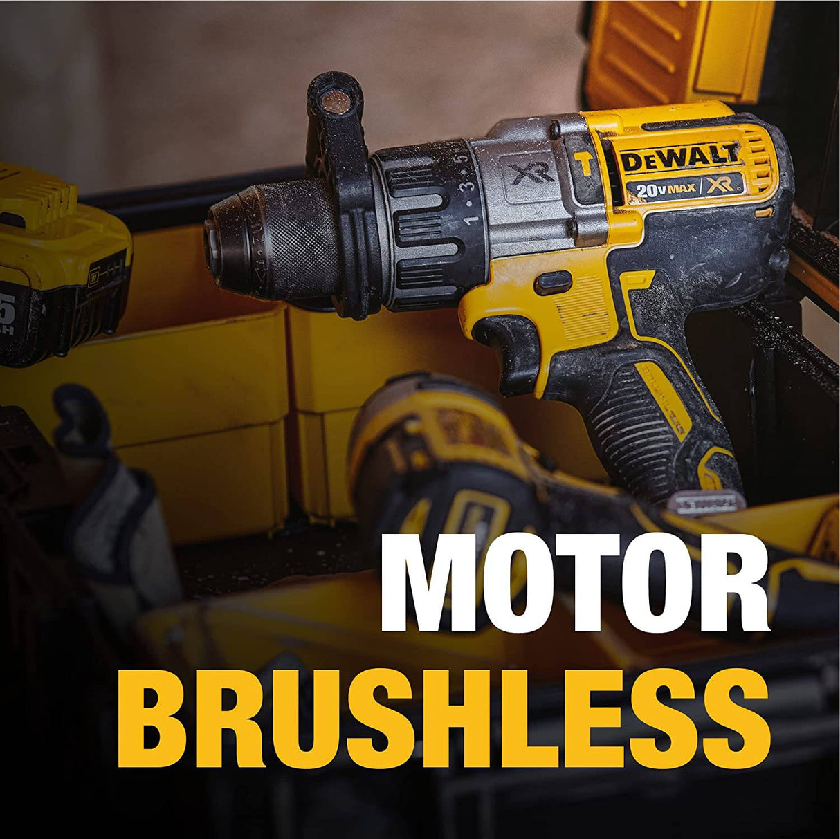 DEWALT 20V MAX XR Taladro percutor, sin escobillas, 3 velocidades, solo herramienta (DCD996B) - DIGVICE MX