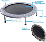 Stamina Mini Fitness Trampoline 36" con aplicación Smart Workout