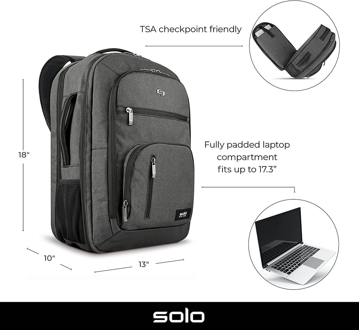 Solo - Grand Travel Mochila17.3"