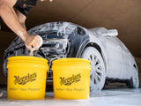 Meguiar's  Cubeta amarilla - Cubo de lavado de autos para agua y espuma - 3.5 gal