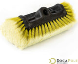 DocaPole 6-24 pies (alcance de 30 pies) Cepillo de lavado de autos de cerdas suaves y poste de extensión para autos, camiones, botes, casas rodantes, revestimientos de casas, pisos y más