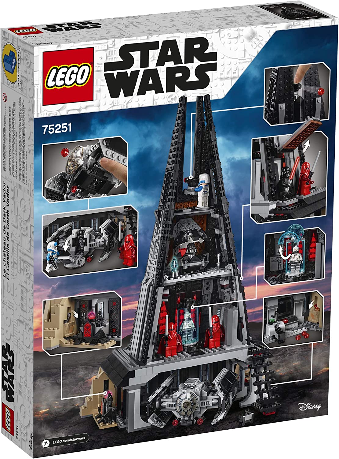 Lego castillo de store darth vader