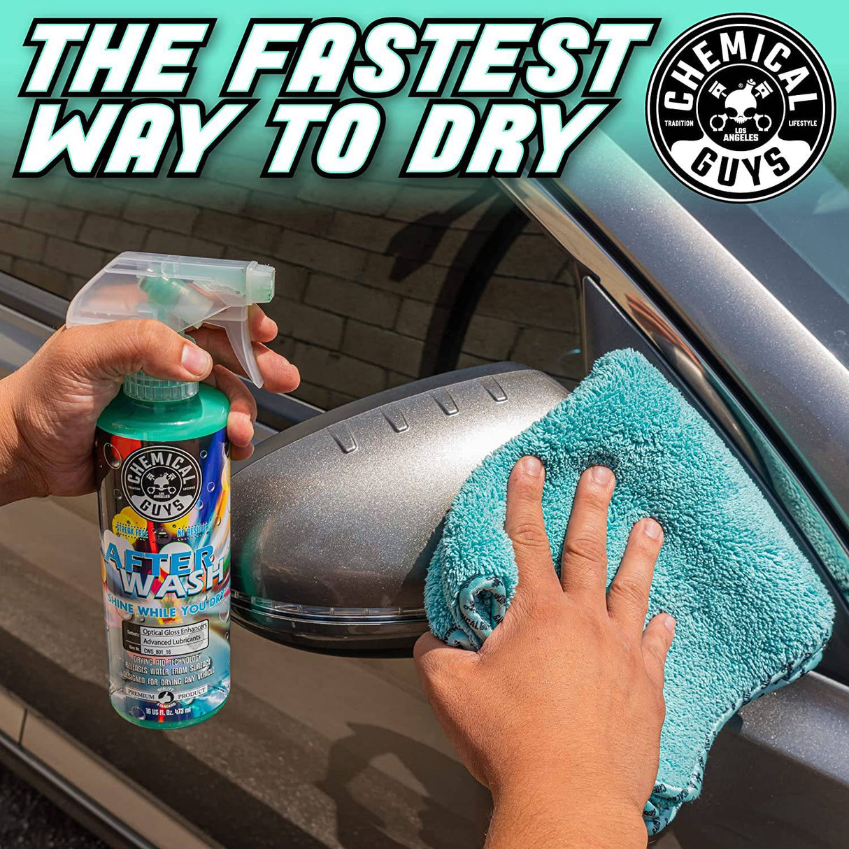 Chemical Guys CWS_801 After Wash Sprayable Gloss Boost Car Wash Drying Aid (Ayuda a reducir las manchas de agua), 128 fl oz (1 galón)