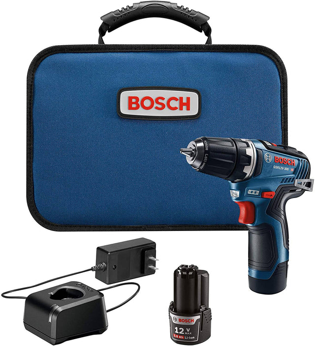 BOSCH GSR12V-300B22 12 V máx. CE sin escobillas 3/8 pulg. Juego de taladro/atornillador - DIGVICE MX