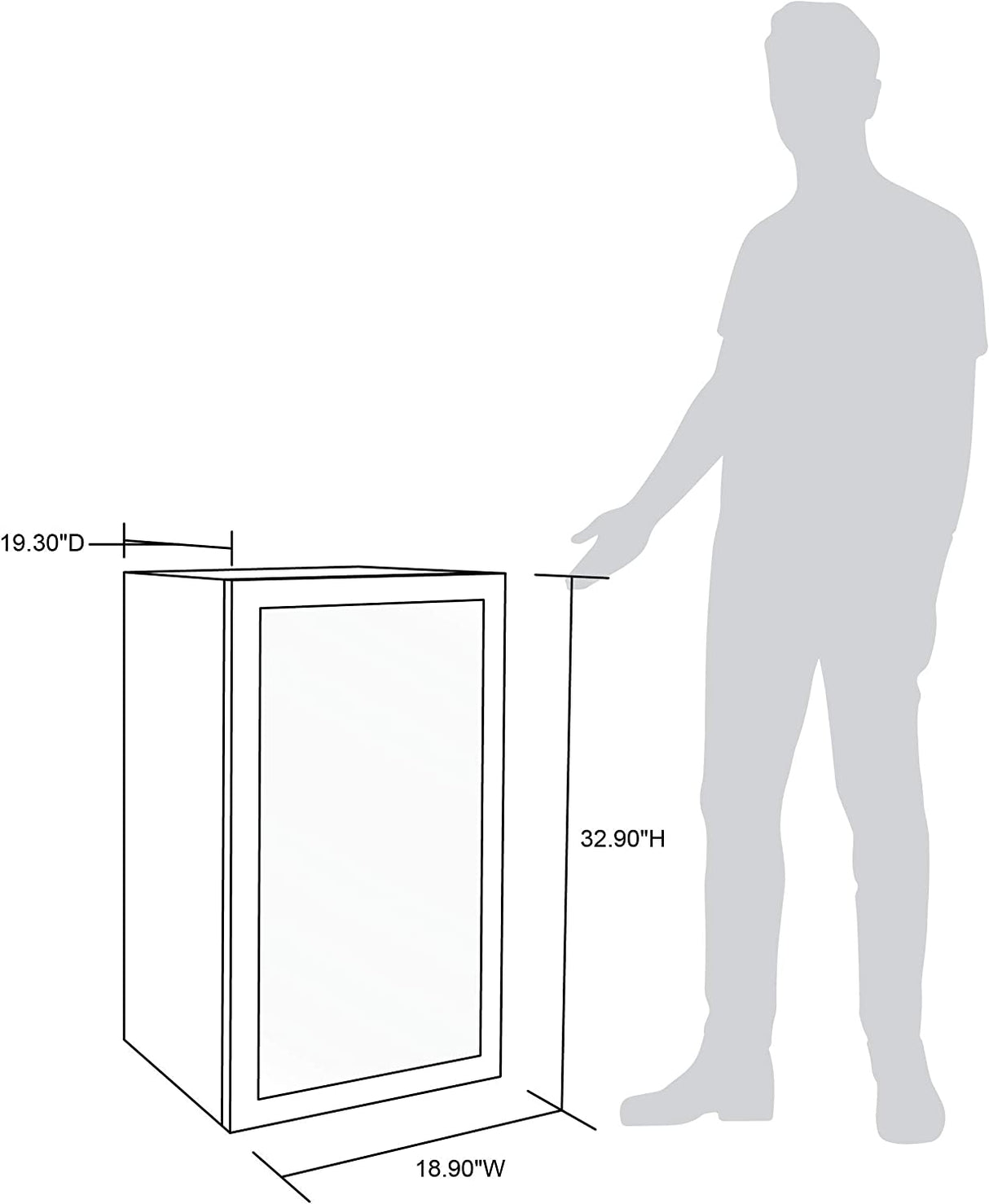 Mini Refrigerador Mini Bar New Air AB-1200 126 Latas