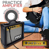 Pyle - Kit de guitarra eléctrica para principiantes con amplificador - Kit de inicio Paquete de instrumentos de tamaño completo de 39 "con pastillas Humbucker y amplificador Rock