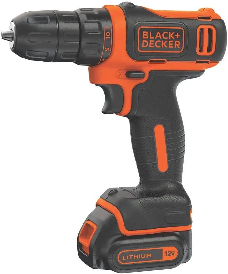 Black & Decker taladro con batería de litio de 12 voltios máximo - DIGVICE MX